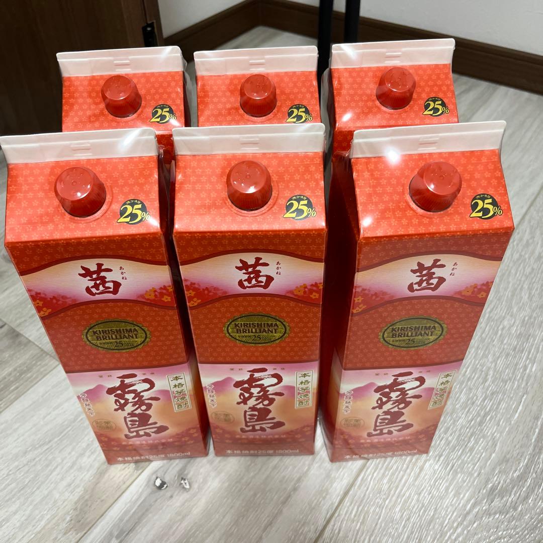 本格芋焼酎　茜霧島　1800mlパック　6本セット