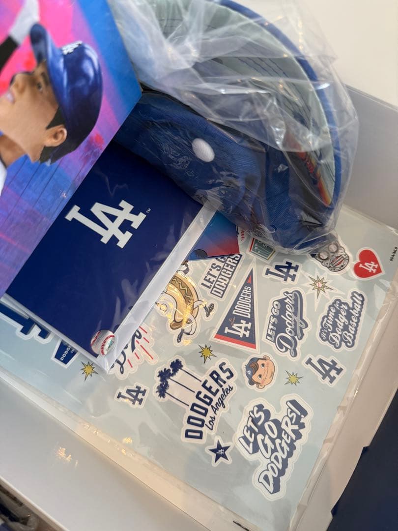 ドジャースファンクラブ入会特典限定BOX全6点セット　ボブルヘッド含　新品未使用