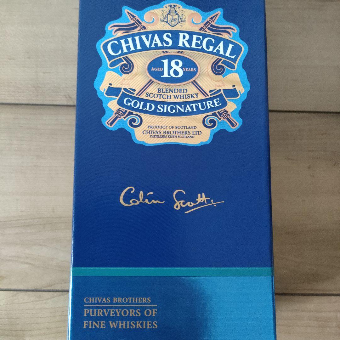 ウイスキー SHIVAS REGAL18 GOLDSIGNATURE