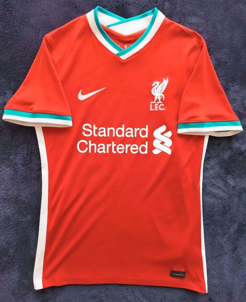 【美品】リバプール サラー 20/21 プレミアユニフォーム Sサイズ