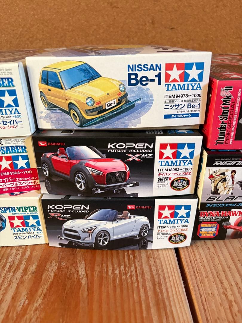 【未開封】TAMIYA ミニ四駆キット9台セット