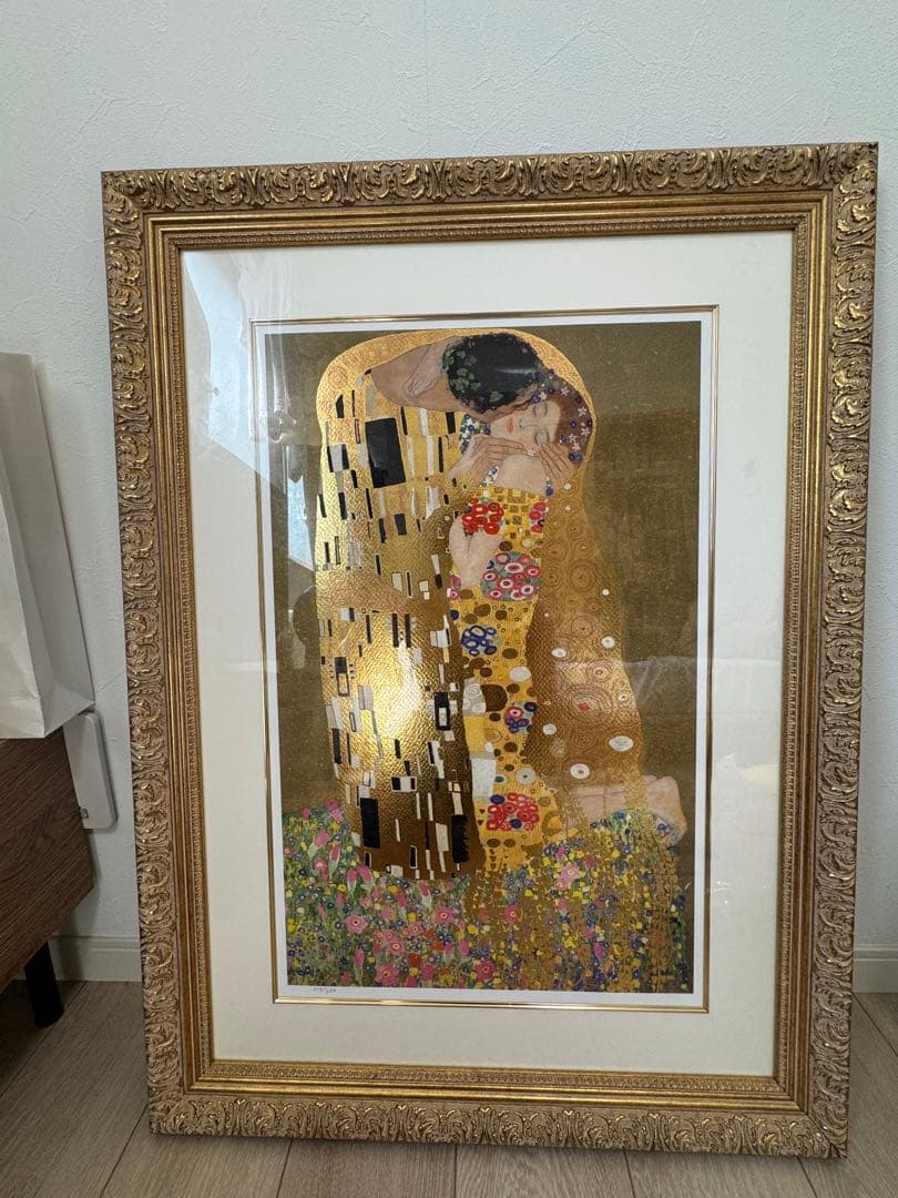 クリムト　グスタフ・クリムト　接吻 インテリア　絵画