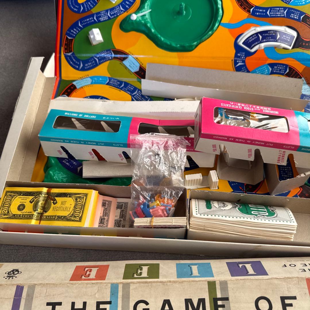 人生ゲーム平成版 レトロボードゲーム バンゲーム テーブルゲーム【E225】