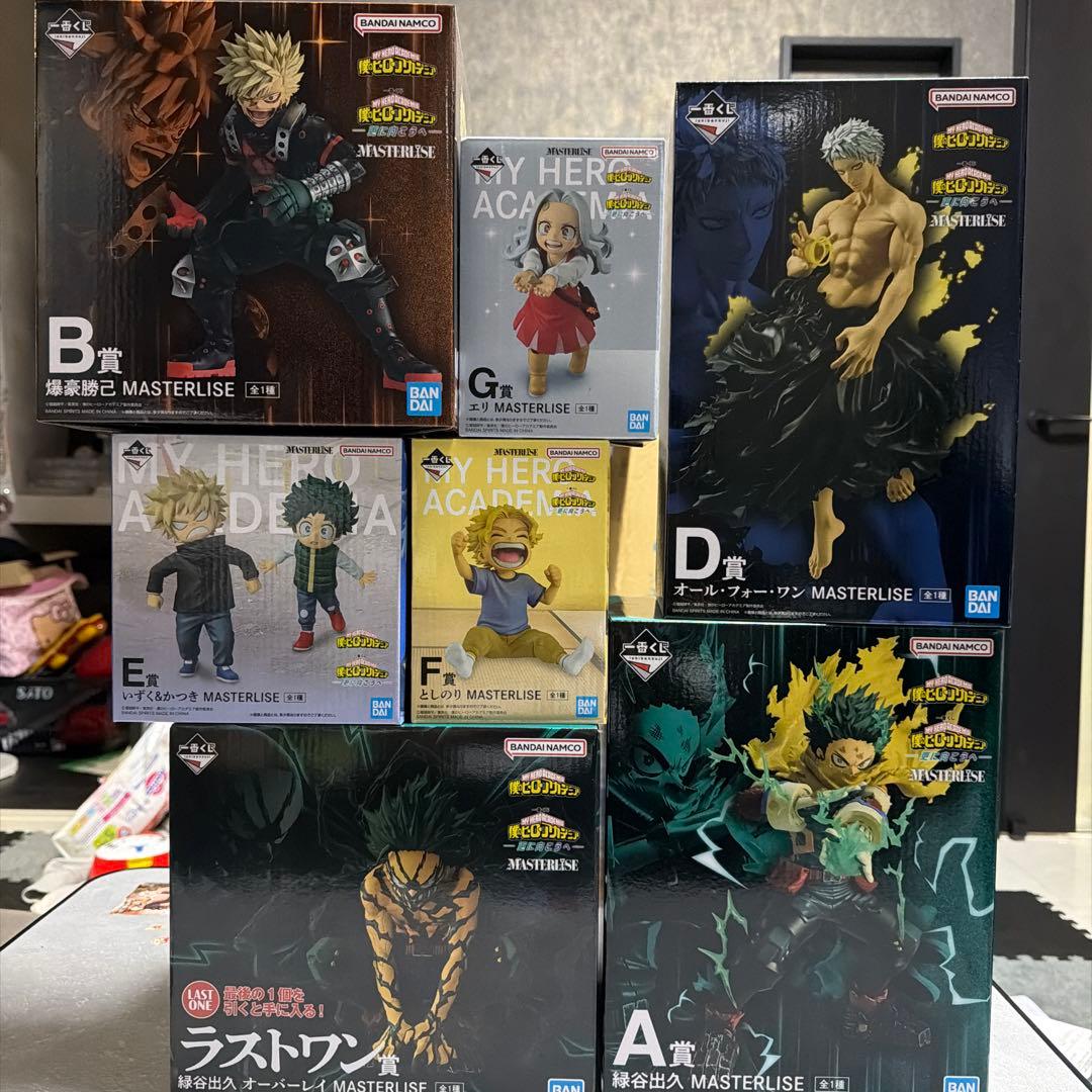一番くじ 僕のヒーローアカデミア -更に向こうへ- フィギア　セミコンプ　おまけ