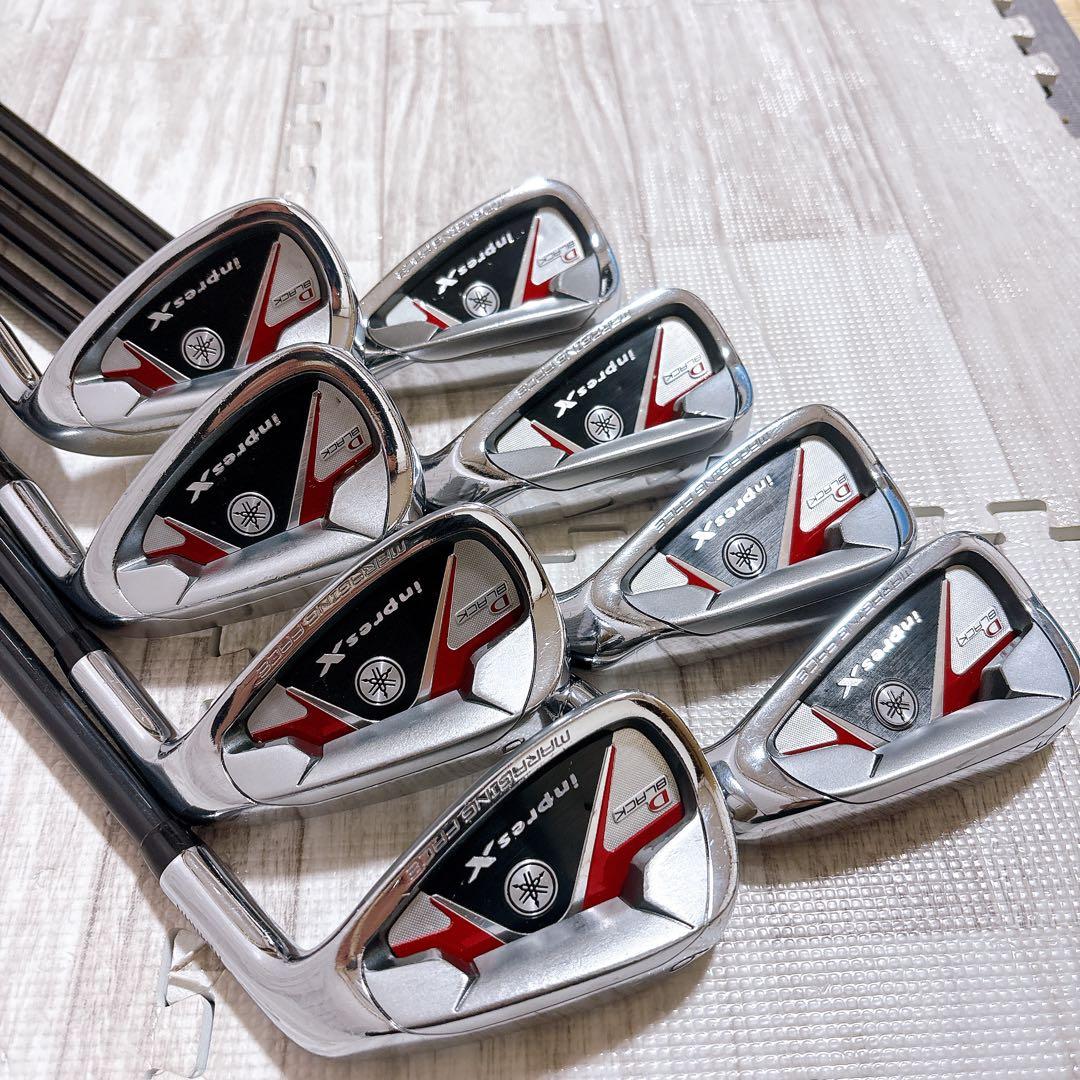 YAMAHA ヤマハ inpres X D BLACK アイアン　8本　R