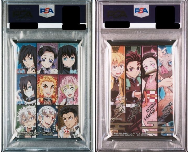 【PSA10 2連番】鬼滅の刃　ウエハース5弾　シークレット