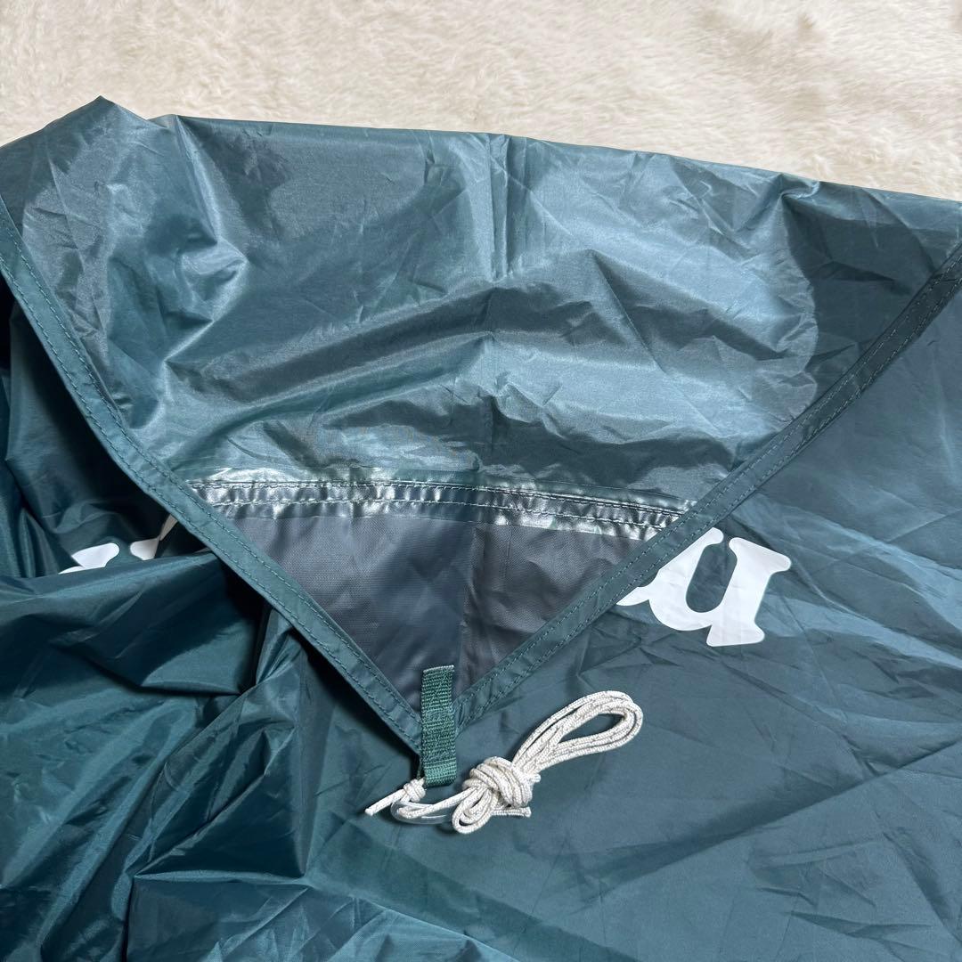 美品モンベル現行モデル　ミニタープ　ダークグリーン　ポール付