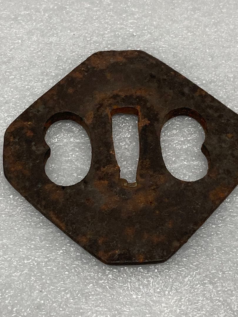 当時物 時代物 江戸時代 蛇 藤の花 金銀露象嵌 刀装具 鍔 目貫 縁頭 縁