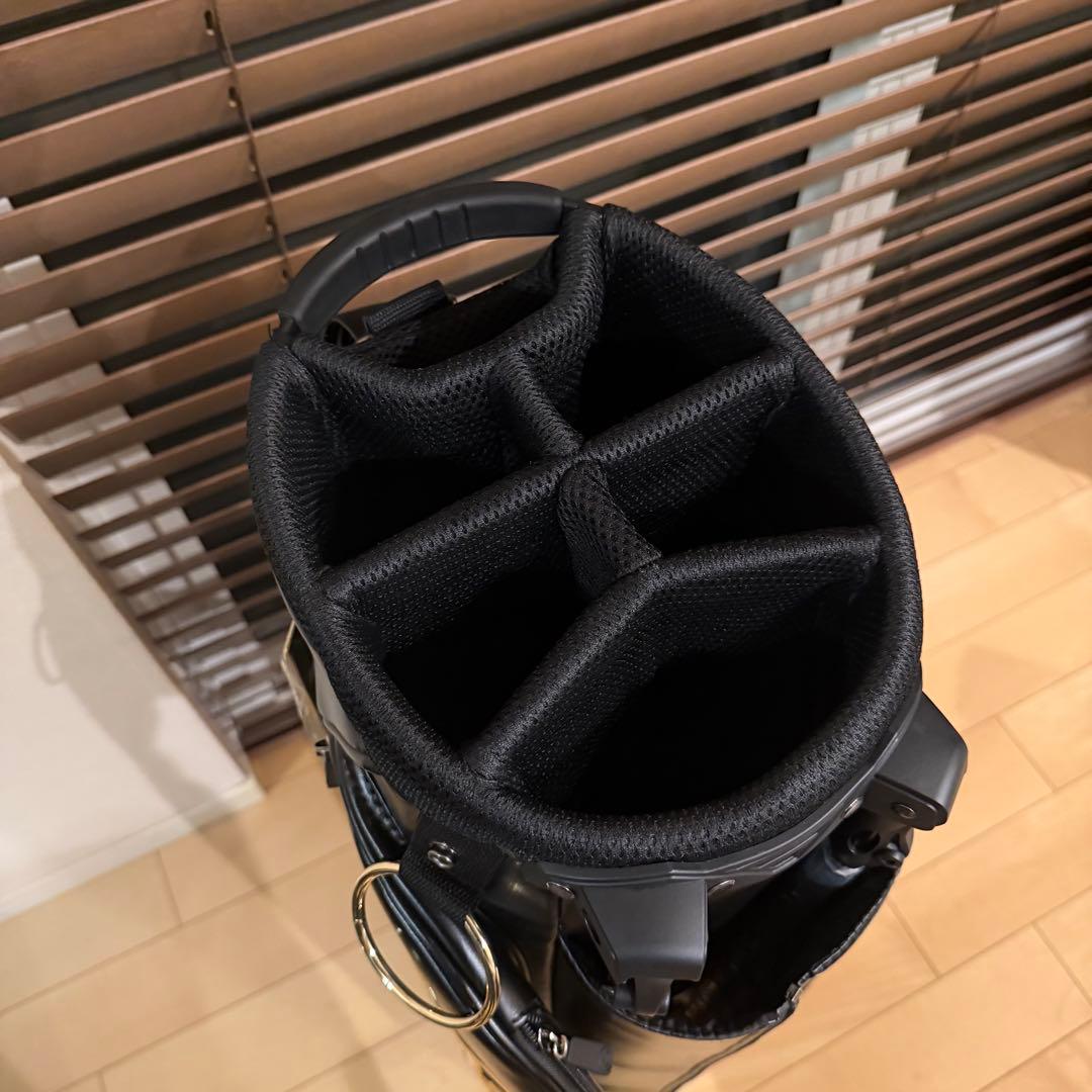 【即発送】PEARLY GATESパーリーゲイツ キャディバッグ ゴルフ 黒金