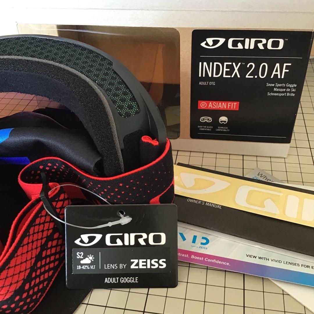 ジロ GIRO INDEX 2.0 AFインデックス 2.0 ゴーグル
