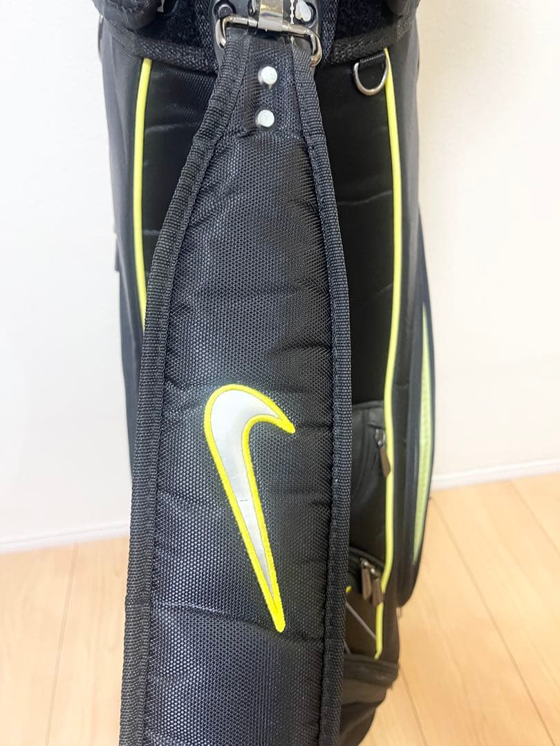 【大人気‼️】Nike ゴルフ キャディバッグ ナイキ　黒/黄　蛍光
