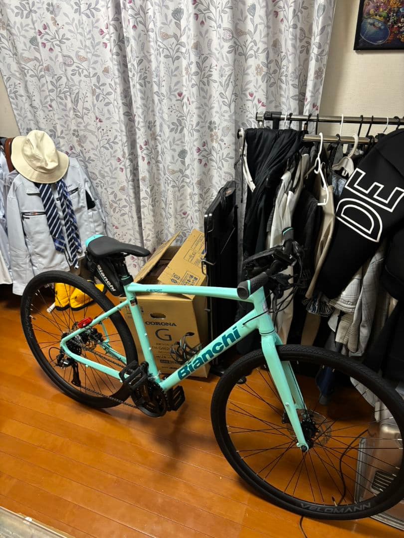 Bianchi C sports 2 油圧式ブレーキ ほぼ新品未使用 引渡し限定