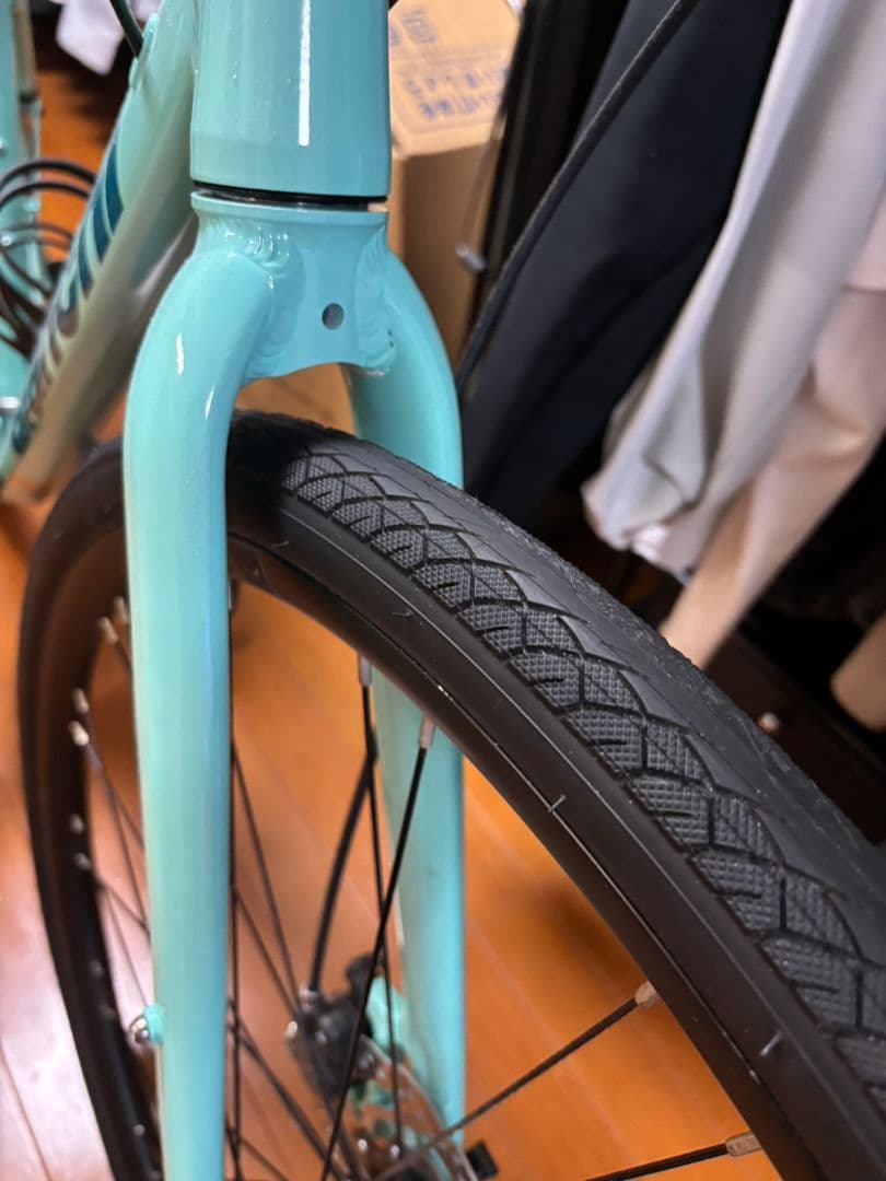 Bianchi C sports 2 油圧式ブレーキ ほぼ新品未使用 引渡し限定