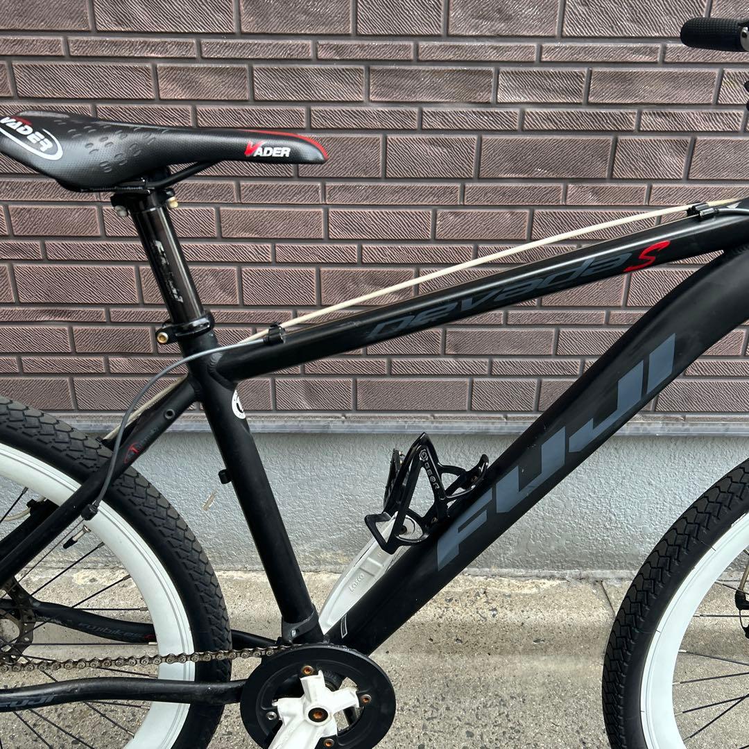 FUJI マウンテンバイク ブラック/ホワイト 26インチ