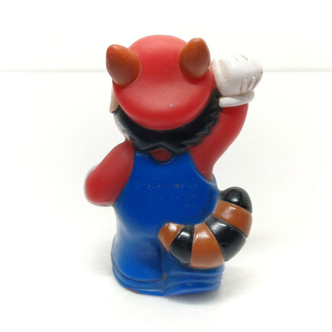 当時物 1989年 スーパーマリオ3 しっぽマリオ ソフビ ハッピーミール