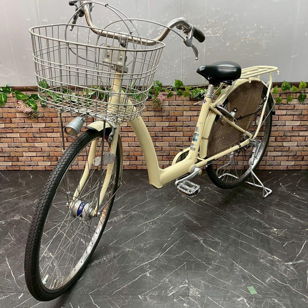 【79】一般車 ママチャリ ブリヂストン BEAUTEボーテ クリーム