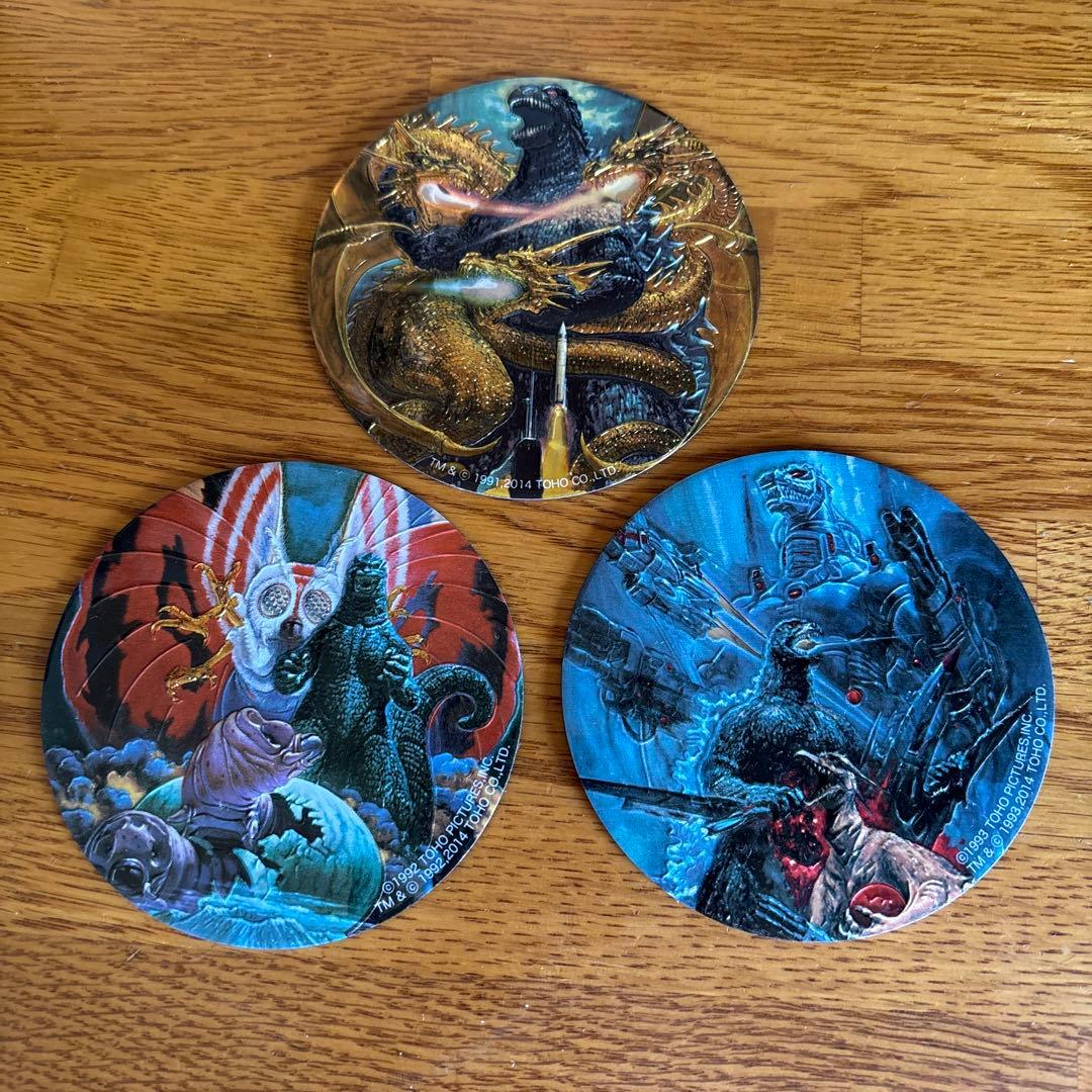 ゴジラ新彫金マグネット 平成ゴジラVSシリーズ 3点セット
