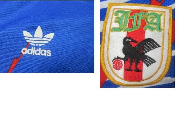 90s当時物訳あり激レア品日本代表adidasユニフォーム吉田光範