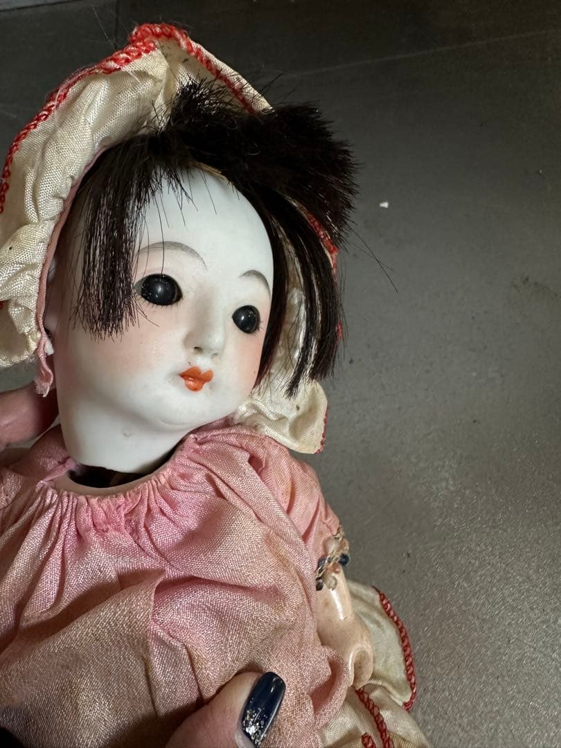 かわいすぎるサクラビスク　陶器製 ピンクドレス