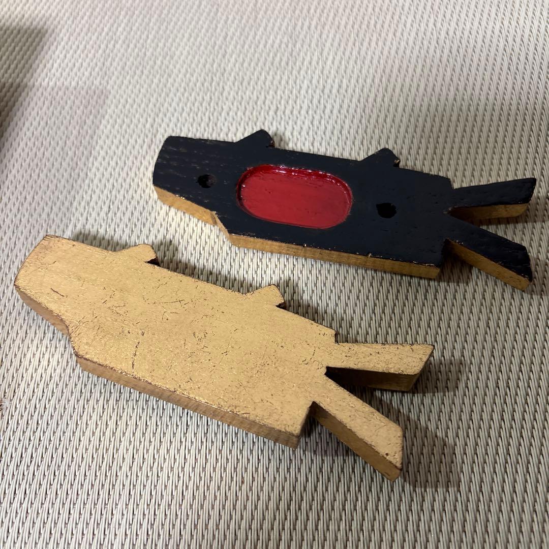 香合 清水晃樹作　加州工芸　神代杉　清流魚絵　扇面　香合　共箱　栞付　茶道具