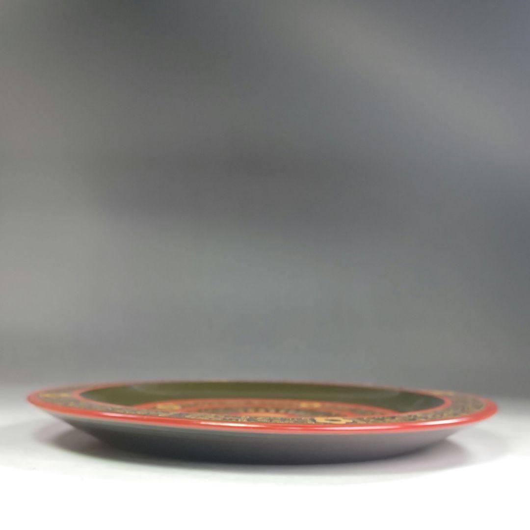 ウ243 盆『堀内宗完（兼中斎）極箱』『山中塗　こま菓子盆』茶道具