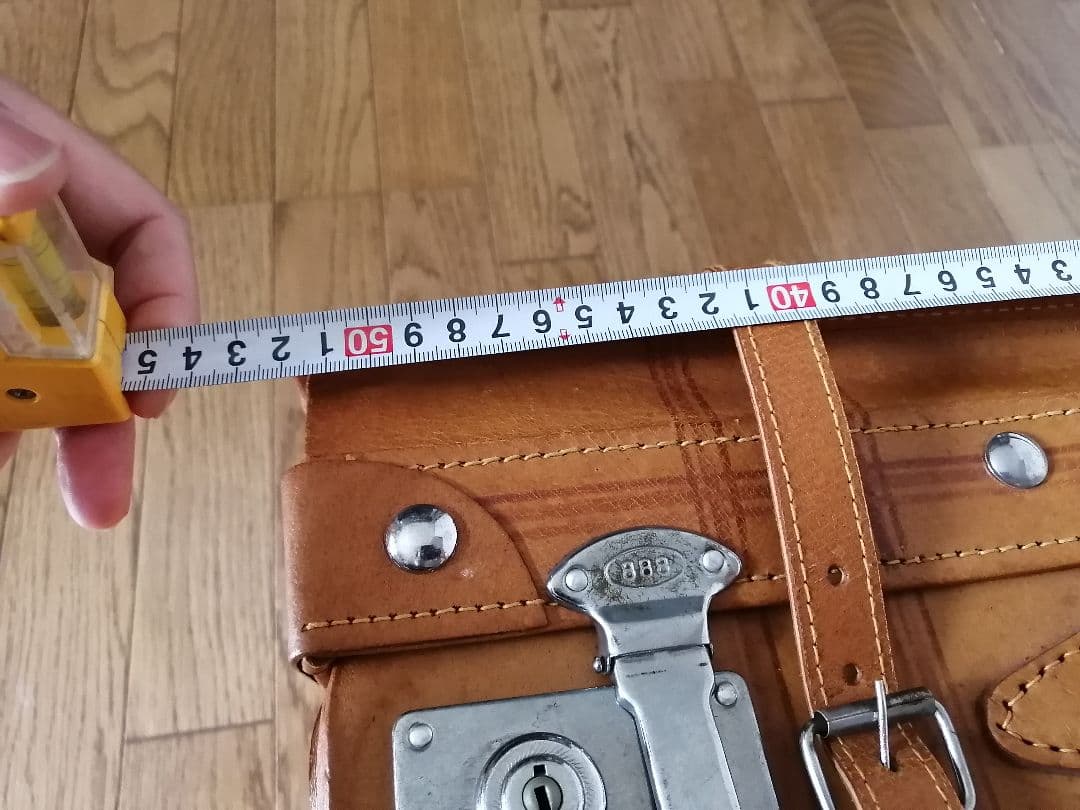 ヴィンテージレザー トランク 中型