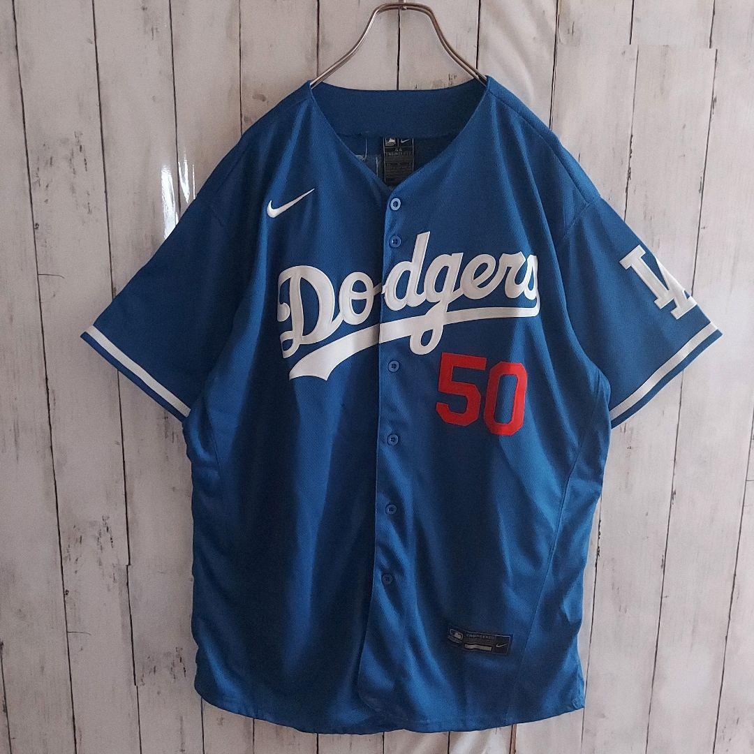 【MLB】未使用 NIKE ナイキ ドジャース ベッツ ユニフォーム 2XL 青