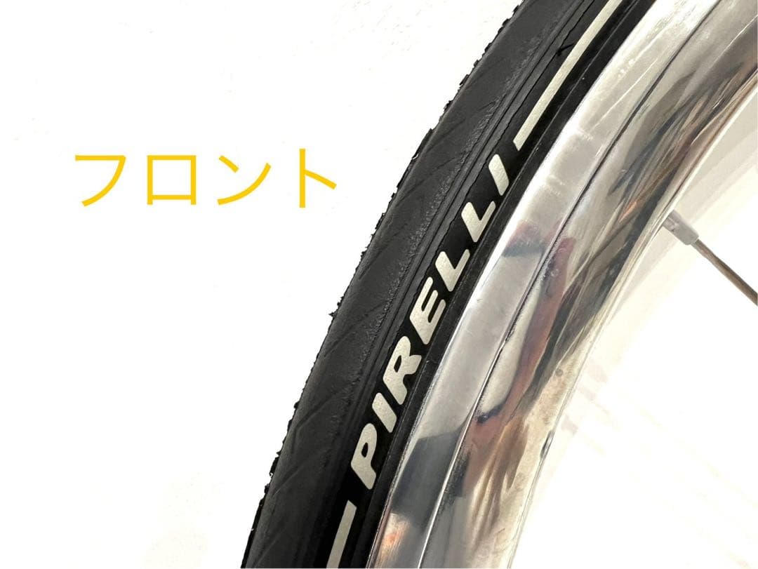 ピスト用希少DT-SWISS RR-511ポリッシュ加工　　ハブ&チタンコグ付