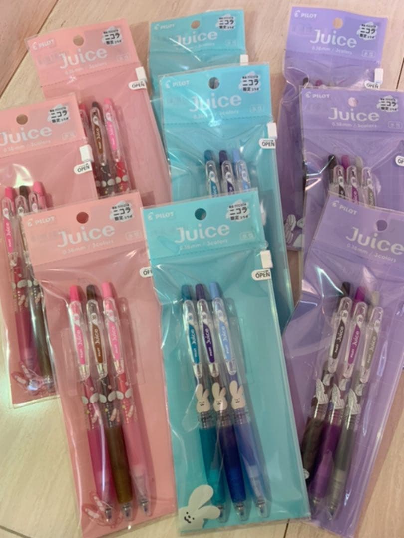 PILOT ジュース　juice 【限定】ニコラ　コラボ　ボールペン　9袋
