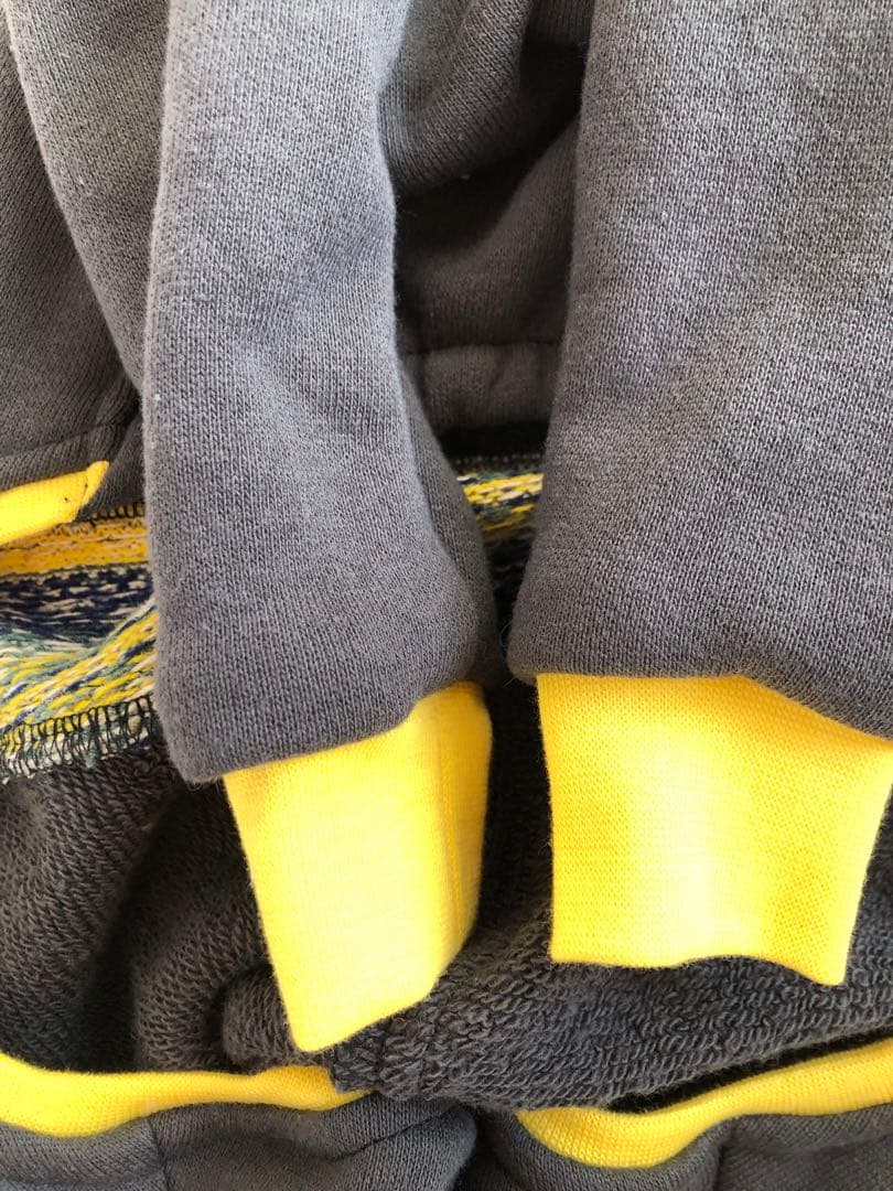 黄色袖のロンパース　イタグレ服　犬服　ハンドメイド