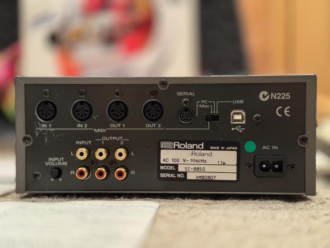 【美品】Roland SC-8850 DTM音源（MIDIキーボード付き）