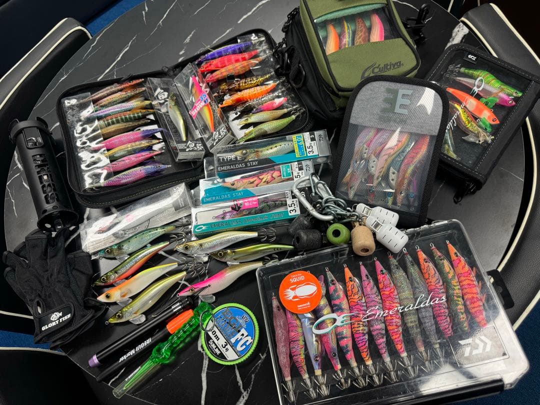 エギング引退まとめ売り人気カルティババックダイワヤマシタドロー4大量セット！