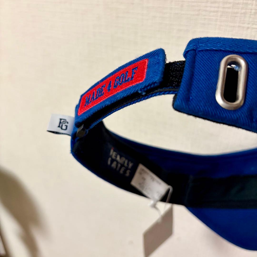 PEARLY GATES 裏起毛星柄 ジップアップジャケット＋サンバイザー2点