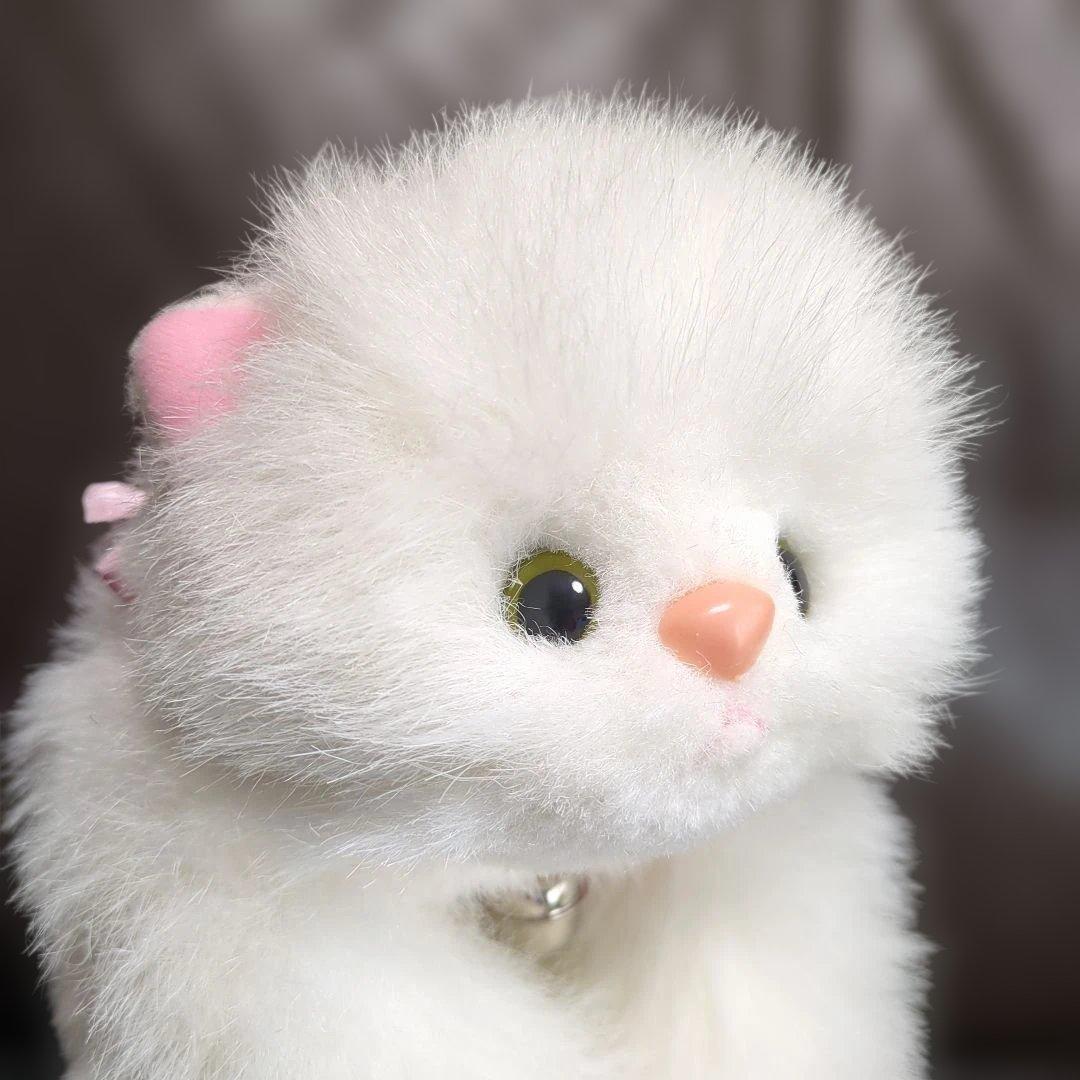 オオイケ　ペルシャ猫　ボビー　レトロ　日本製　ぬいぐるみ　小