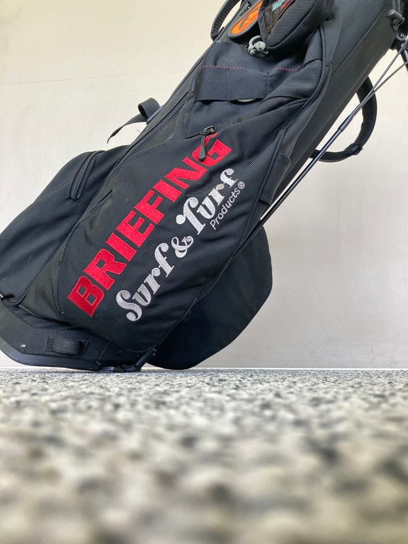 BRIEFING Surf & Turf スタンドゴルフバッグ ブラック