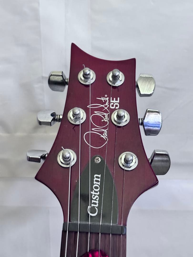 PRS SE Custom 24ポールリードスミスブラックチェリー美品ケース付き