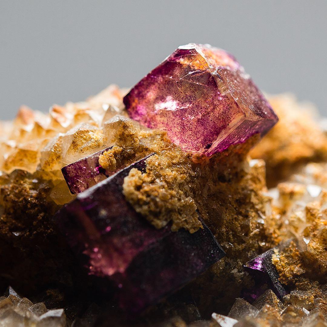 ドイツ フローライト 天然石 原石 鉱物標本 鉱石 蛍石 9863 水晶