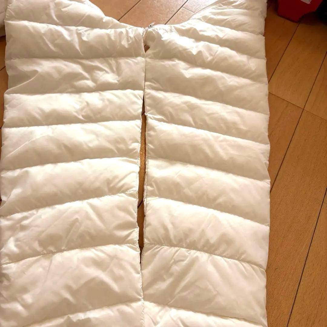 パーリーゲイツ　ダウンジャケット　ツーウェイ　白　メンズ　エルサイズ（5）