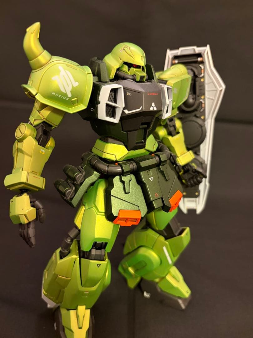 MG ザクウォーリア　艶消し　パール、メタリック塗装