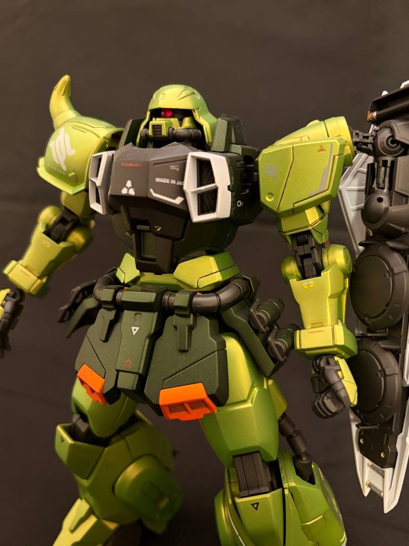 MG ザクウォーリア　艶消し　パール、メタリック塗装