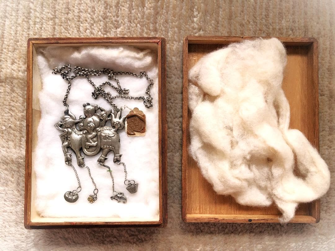 【 光緒年間吊銀 】　水滸伝燕青　清朝文物古玩