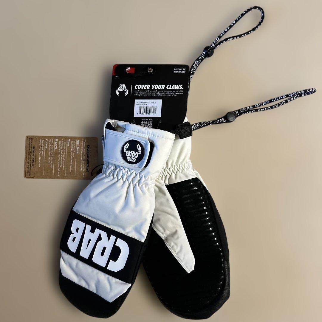 CRABGRABミトングローブPUNCHモデルOFF WHTカラーMサイズ新品
