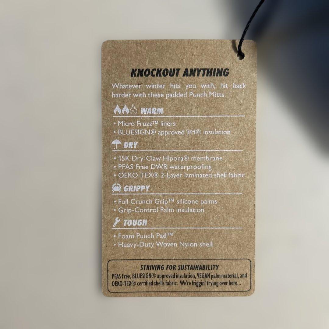 CRABGRABミトングローブPUNCHモデルOFF WHTカラーMサイズ新品