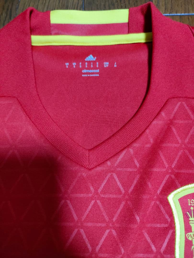 スペイン代表ダビド・シルバ　2016年UEFA EURO サッカーユニフォーム