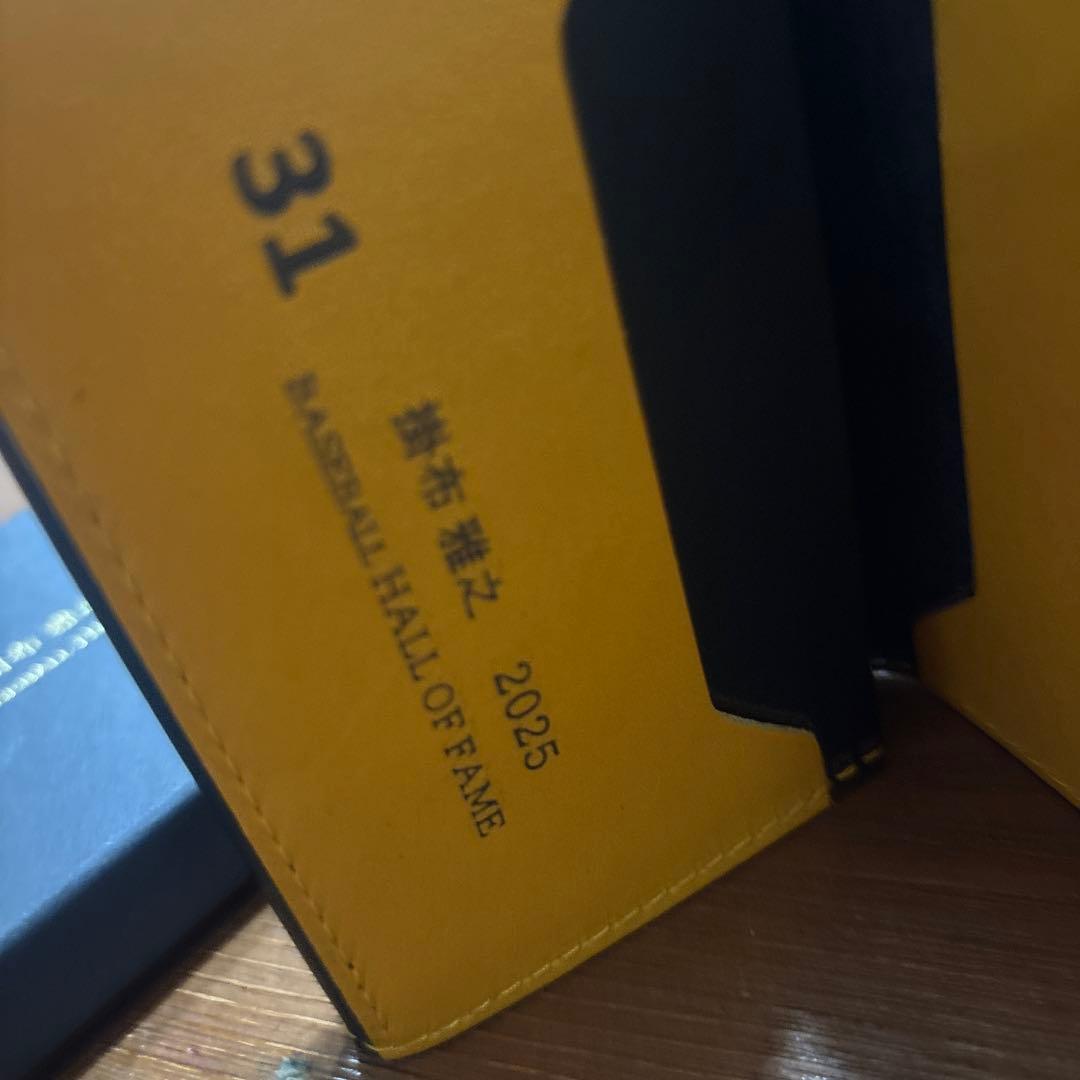 掛布雅之野球殿堂入り記念BASEBALL HALL OF FAME 名刺入れ