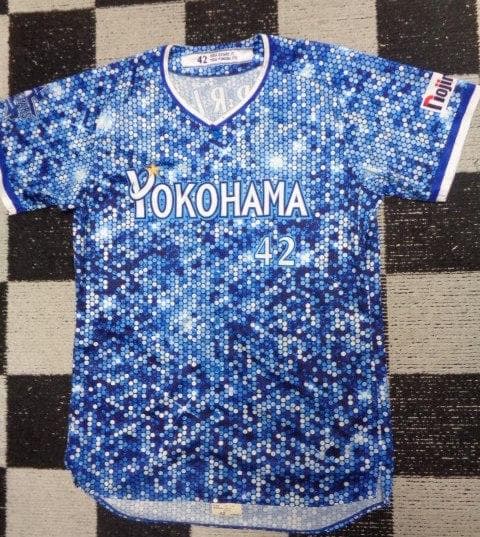 オッサン【横浜DeNAベイスターズ】バリオス選手実着支給品ユニフォーム横浜