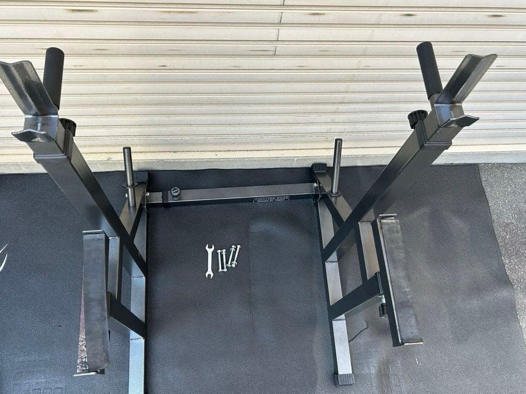 ファイティングロード スクワット　&　ベンチプレス台　バーベルラック