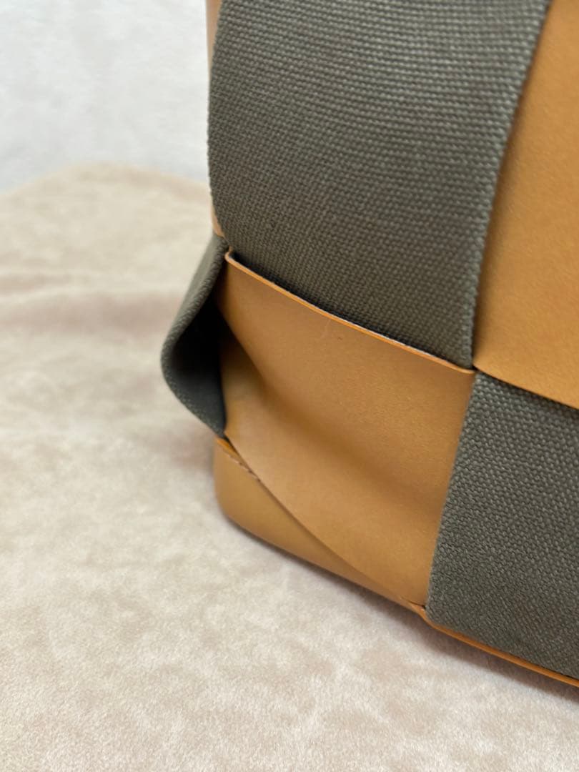 わちふぃーるどダヤンチェック柄バッグ（ブラウン・グリーン）