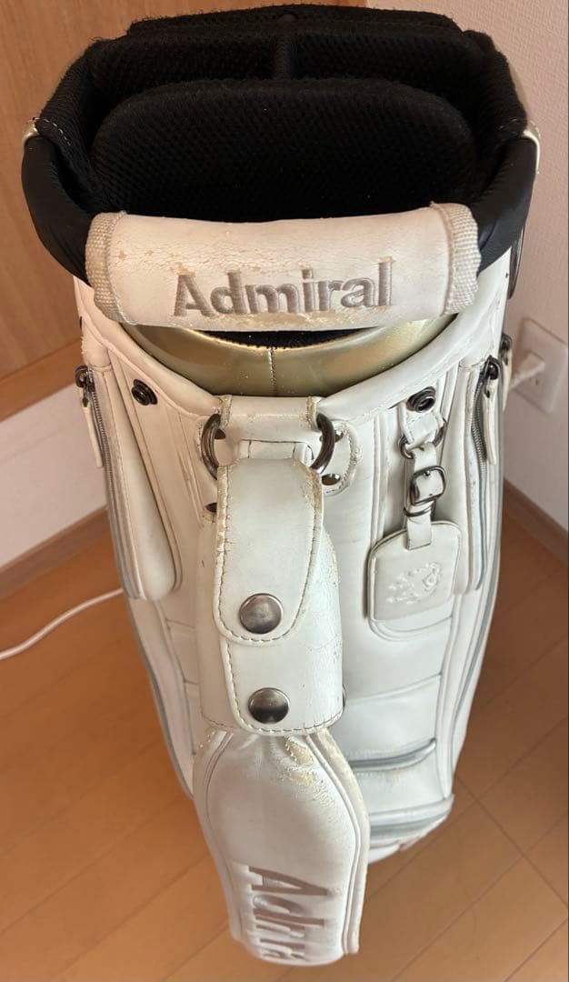 Admiral ホワイト ゴルフバッグ・キャディバッグ