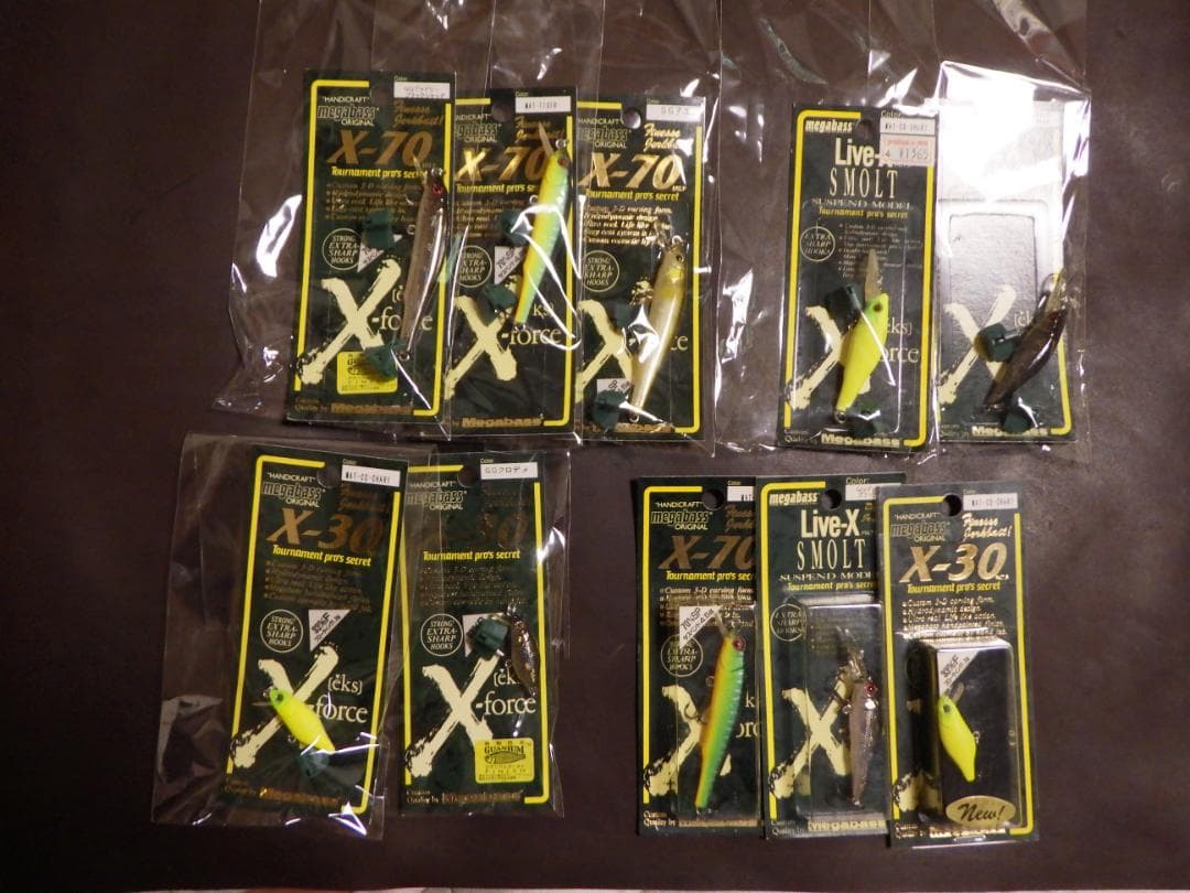 オールドメガバスルアー　スモールサイズ 10個セット